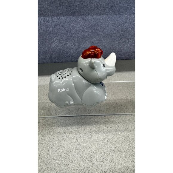 VTech Go! Go! Smart Animals Rhino Interactive Electronic Toy Zoo Explorers on Wh - Picture 3 of 5